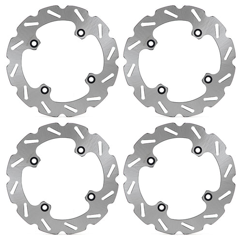 Front Rear Brake Disc Rotors / Pads for Honda Talon 1000R / Talon 1000X / Talon 1000X-4 2019-2022