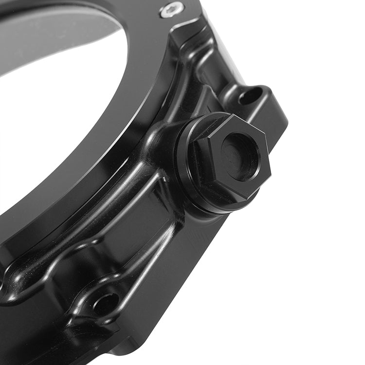 HTTMT Black See-Through Clutch Cover For Kawasaki ZX14R / ZZR1400 (2006-2014) – Right Side, Includes Gasket