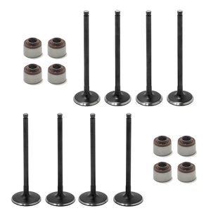 Intake / Exhaust Valves / Seals Kit For Kawasaki Brute Force 650 750 / TERYX / KFX700 / Prairie 650 700