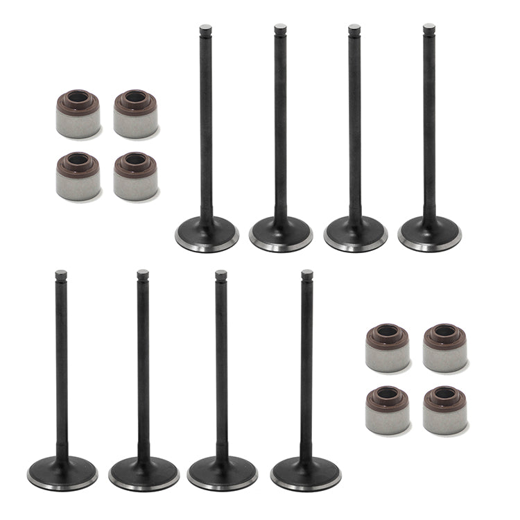 Intake / Exhaust Valves / Seals Kit For Kawasaki Brute Force 650 750 / TERYX / KFX700 / Prairie 650 700
