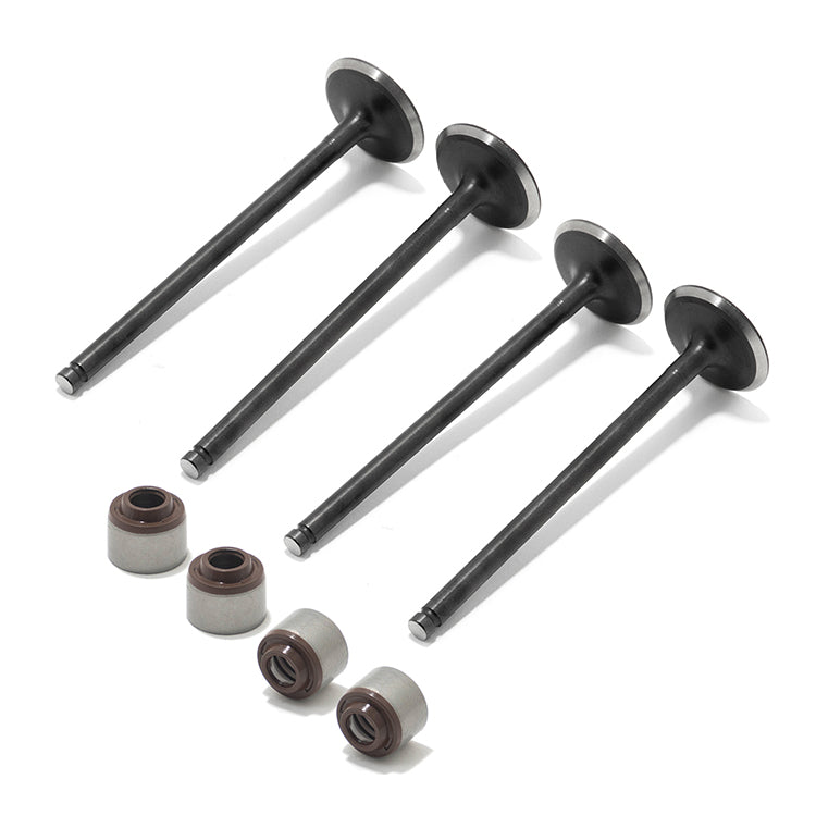 Intake / Exhaust Valves / Seals Kit For Kawasaki Brute Force 650 750 / TERYX / KFX700 / Prairie 650 700