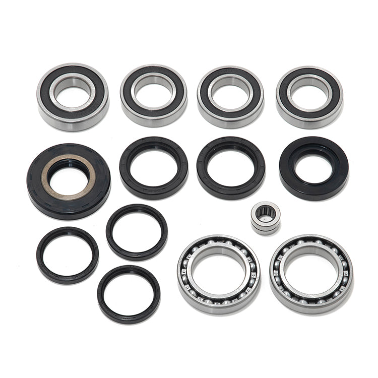 Rear Differential & Axle Bearings Seals Kit For Honda TRX250 Recon 250 Sportrax 250 TRX250X 1997-2017