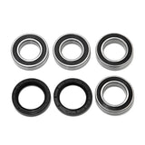 Rear Wheel Axle Bearings Seals Kit For Honda ATC250SX / Big Red 250 ATC250ES 1985