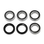 Rear Wheel Axle Bearings Seals Kit For Honda ATC250SX / Big Red 250 ATC250ES 1985