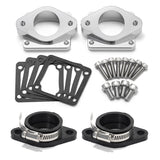 Split Intake Manifolds Kit 26mm-41mm Carb Carburetors For Yamaha Banshee 350 YFZ350 1987-2006