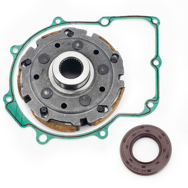 ATV UTV Wet Clutch Assy Clutch Housing Pad Shoe Gasket Bearing Oil Seal Oil Filter Flange Nut Assy for Massimo MSU-500 MSU-700