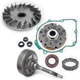 Wet Clutch Assy Secondary Pulley Housing Fixed Sheave Pad Shoe Bearing Oil Seal Oil Filter Assy for HiSUN UTV500 UTV700