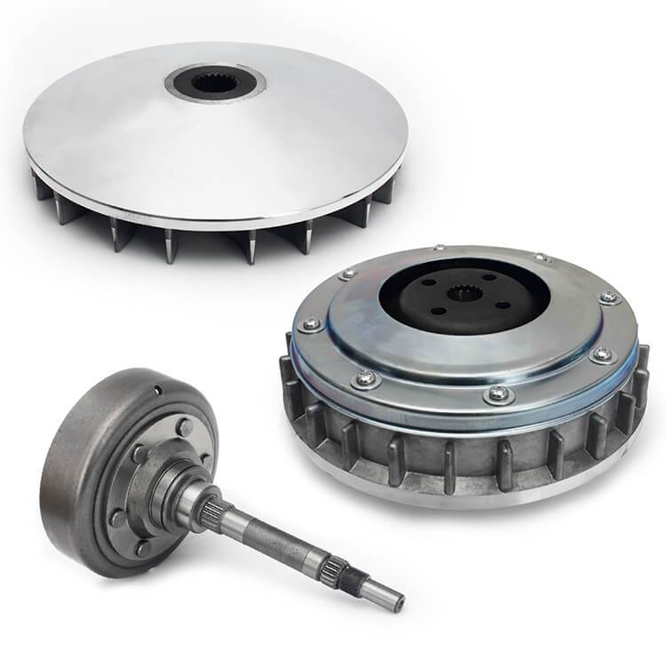 ATV UTV Wet Clutch Assy Secondary Pulley Housing Pad Shoe Fixed Sheave Bearing Gasket Assy for Bennche Bighorn 500 700 700HD 700X-HD